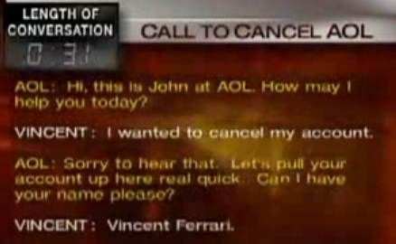 AOL Won't Let Go of Customers